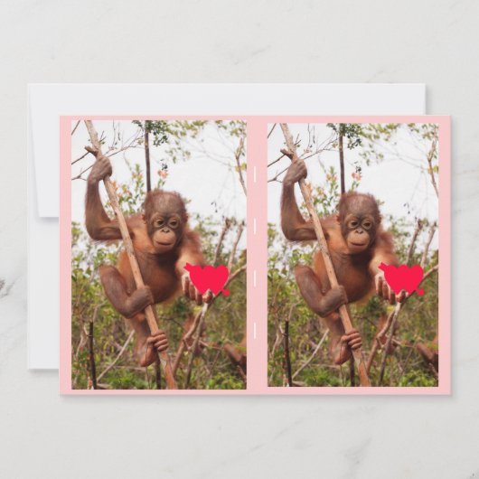 子ども用バレンタインデー シーズンカード (正面)