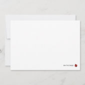 子ども用招待状やベビーシャワー用誕生日 招待状 (裏面)