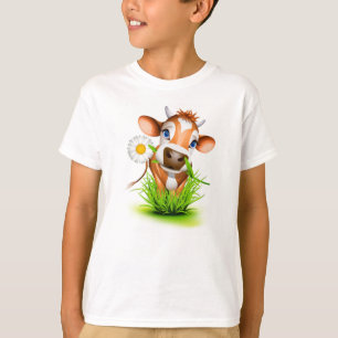 子ども用牛のTシャツ Tシャツ