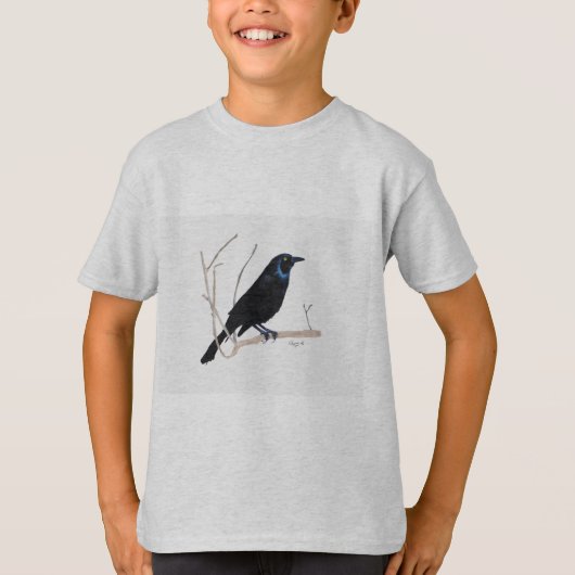 子ども用黒鳥Tシャツ Tシャツ (正面)