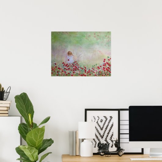 子ども花の分野 ポスター (ホームオフィス)