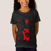 子ども表現収集少女Tシャツ Tシャツ (正面)