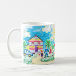 子ども誇りを持ったの方が可愛い作品を加える コーヒーマグカップ