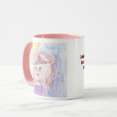 子ども誇りを持ったの方が可愛い作品を加える マグカップ (正面左)