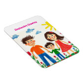 子ども誇りを持ったの方が可愛い作品を加える マグネット (右側)