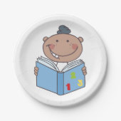 子ども読の数学の本 ペーパープレート (正面)