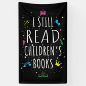 子ども読の本を今も残す 横断幕 (縦)