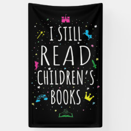 子ども読の本を今も残す 横断幕