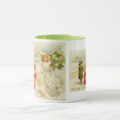 子ども連れのクリスマスエンジェル マグカップ (中央)