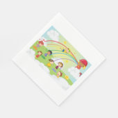 子ども遊が公園の紙ナプキンス スタンダードランチョンナプキン (角)