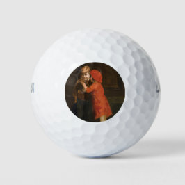 子ども遊のコーナー（かわいい子ども） ゴルフボール