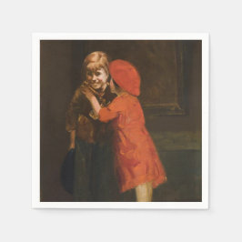 子ども遊のコーナー（かわいい子ども） スタンダードカクテルナプキン