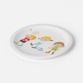 子ども遊のスポーツ ペーパープレート (アングル)