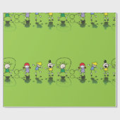 子ども遊の包装紙 ラッピングペーパー (フラット)