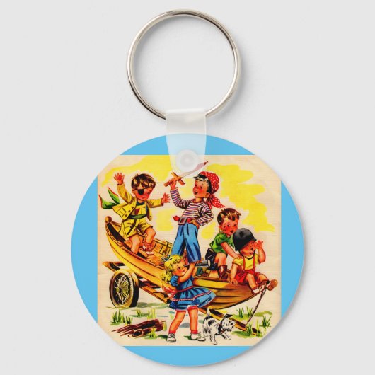 子ども遊の海賊 キーホルダー (正面)
