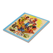 子ども遊の海賊 タイル (側面)