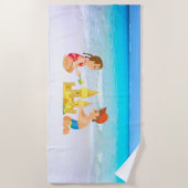 子ども遊用ビーチタオル ビーチタオル (正面)