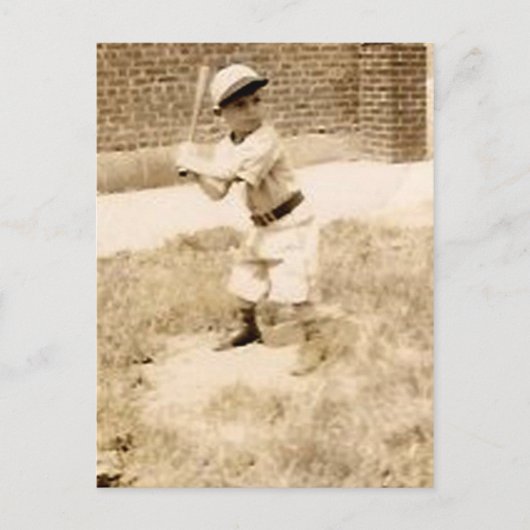 子ども遊用野球はがき ポストカード (正面)