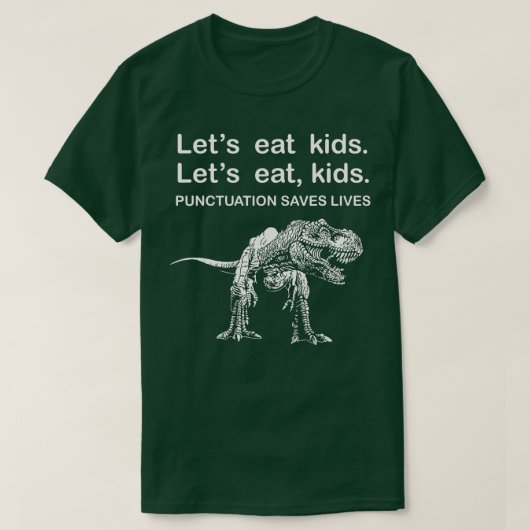 子ども達が食べグラムの生活を救しようおもしろい Tシャツ (デザイン正面)