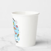 子ども青ユニコーン 紙コップ (左)