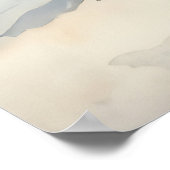 子ども飛んでいるの凧 ポスター (角)