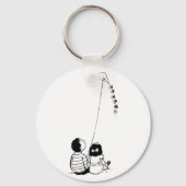 子ども飛んでいるAカイトキーチェーン キーホルダー (正面)