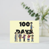 子ども100人の日のTシャツと贈り物 ポストカード (スタンド正面)