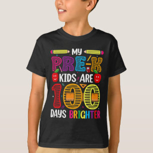 子ども100日の学校先生学生 Tシャツ