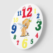 子ども ラージ壁時計 (傾斜)