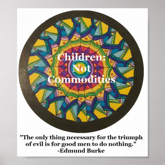子ども：密売ではないポスター ポスター (正面)
