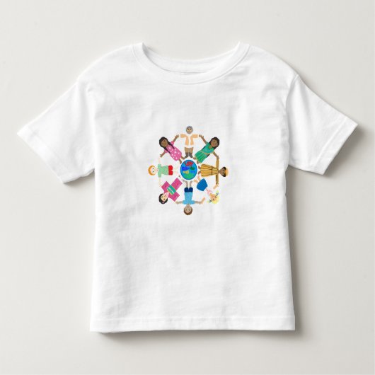 子ども – 愛は、この世界を一つの家族にする トドラーTシャツ (正面)
