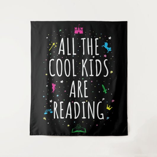 子どカッコいいもは皆読私 タペストリー (正面)