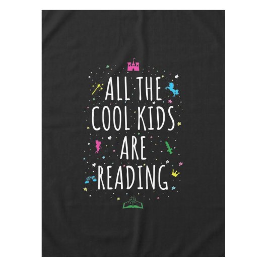 子どカッコいいもは皆読私 テーブルクロス (正面)