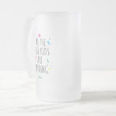 子どカッコいいもは皆読私 フロストグラスビールジョッキ (正面左)