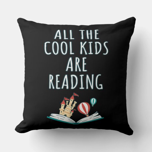 子どカッコいいもは皆読II装飾用クッション クッション (正面)