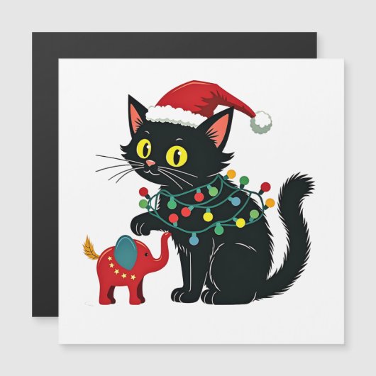 子なし猫レディのクリスマス カマラ トランプ (正面/裏面)