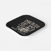 子なし猫Lady 2024年選挙投票 カマラ ペーパープレート (傾斜あり)