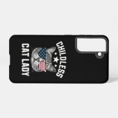 子なし猫Lady 2024 Samsung Galaxyケース (裏面横)