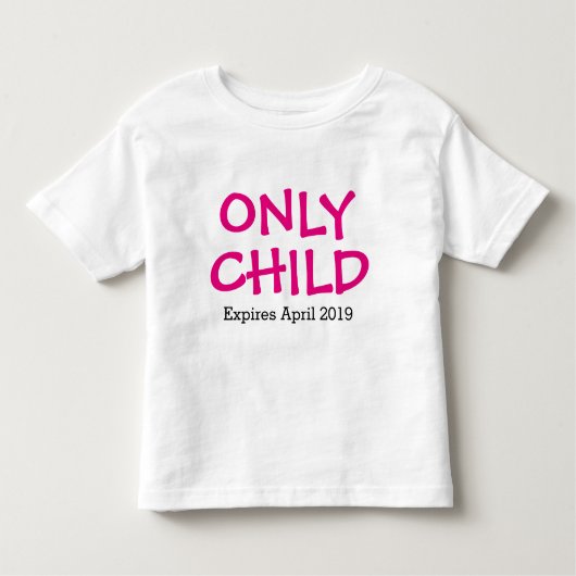 子のみパーソナライズされた トドラーTシャツ (正面)