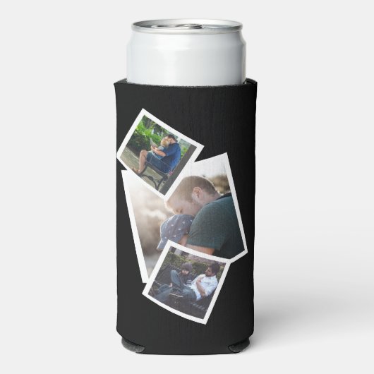 子のアートワークをこのオブジェクトに追加する スリム缶クーラー (Seltzer裏面)