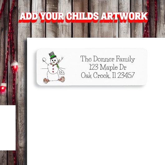 子のアートワークをこのオブジェクトに追加する ラベル