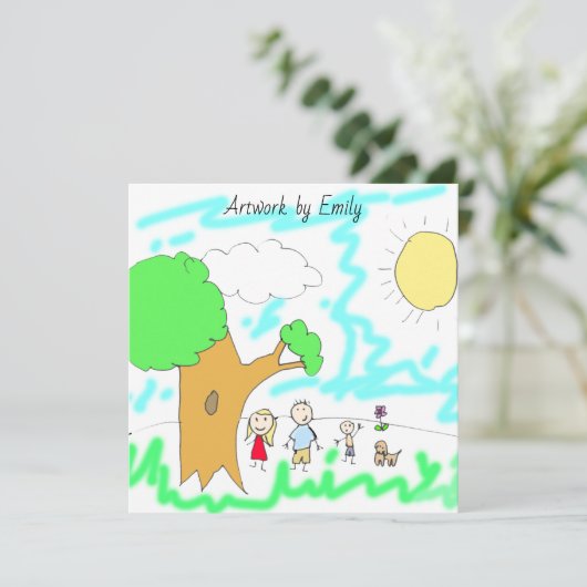 子のアートワークを追加する (スタンド正面)