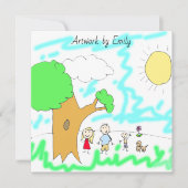 子のアートワークを追加する (正面)