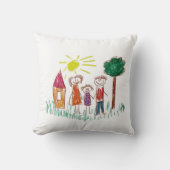 子のアートワークを追加する クッション (正面)