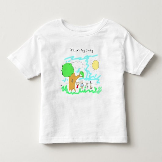 子のアートワークを追加する トドラーTシャツ (正面)