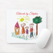 子のアートワークを追加する マウスパッド (マウス)