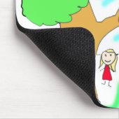 子のアートワークを追加 マウスパッド (コーナー)