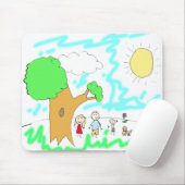 子のアートワークを追加 マウスパッド (マウス)