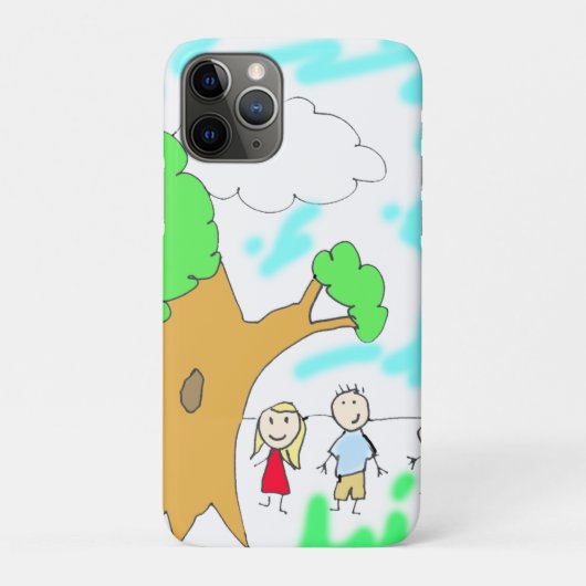 子のアートワークを追加 Case-Mate iPhoneケース (裏)