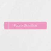 子のカラフル並び名ラベル ラベル (デザイン1)